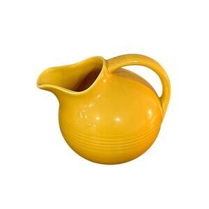 Vintage Harlequin Yellow 22 oz Pitcher Homer Laughlin Fiesta Companion Pottery